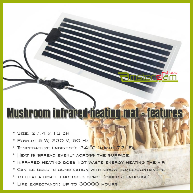 Infrared Mushroom Grow kit Heating Mat Infrared Mushroom Grow kit Heating Mat